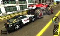 Police Chase Monster Car: City Cop Driver Escape Screen Shot 1