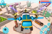 Ônibus elétrico Jogos de Vôo - Flying Bus Games 3D Screen Shot 5