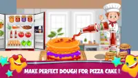 Cake pizza factory: juego de cocinar pastel de Screen Shot 3