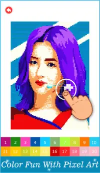 Pixel Art KPOP Color By Number Screen Shot 2
