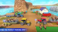 Farming Tractor Trolley Parking: Tractor Driving Screen Shot 14
