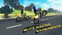 Highway Trail Bike Racer game- new bike stunt race Screen Shot 1