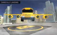 Flying School Bus Simulator 3D: Extreme Tracks Screen Shot 19