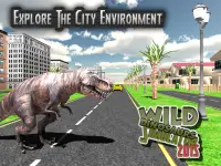 Dziki Dinosaur Simulator 2015 Screen Shot 9