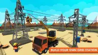 Electrical Grid Station Construction: Building Sim Screen Shot 7