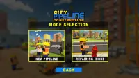 都市パイプライン建設作業：配管工のゲーム Screen Shot 1