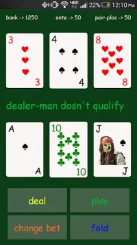 Three Card Doge Poker Screen Shot 1