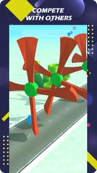 Dash Racing - Казуальные 3D игры Stickman Run Screen Shot 1