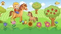 Bebekler için Çiftlik! Oyunu! Puzzle çocuklar Screen Shot 4