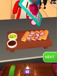 Sushi Roll 3D - Jogo de Comida Screen Shot 6