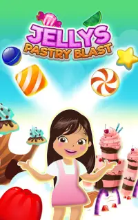 Jellys Pastry Blast. Juego gratuito Match 3 Screen Shot 0