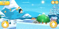 Penguin Run Adventure : Christmas Game Screen Shot 2