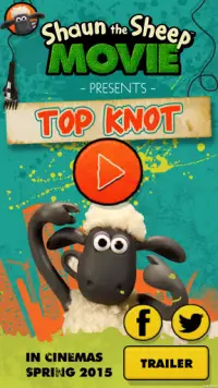 Shaun the Sheep Top Knot Salon Screen Shot 0