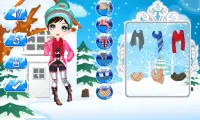 Dress Up Girl winter game Screen Shot 4