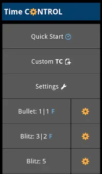 Time Control Chess Clock Screen Shot 1
