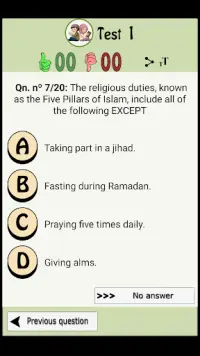 Islamic Trivia Screen Shot 4