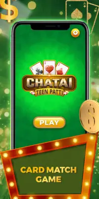 Chatai Teen Patti - Card Match Screen Shot 0