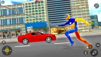 Spider Hero Gangster Game - Crime City Rope Hero Screen Shot 0
