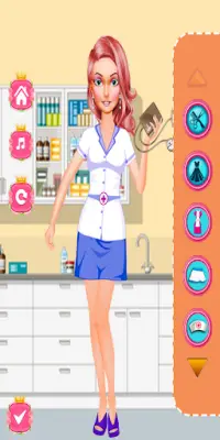 لعبة الممرضة في المستشفى Screen Shot 3