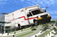 Luft fliegen Krankenwagen 3d Screen Shot 3