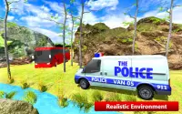 Police Van Driving - New Police Bus Simulator Game Screen Shot 2