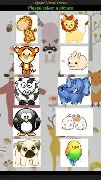 Jigsaw Animal Puzzle Screen Shot 0