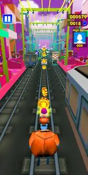 Train surf rush run Screen Shot 0