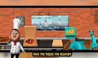 entrega de fábrica de pizza: juego de cocina de Screen Shot 5