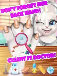 Talking Cats Hand Doctor - Hospital Game Screen Shot 2
