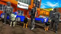 مطاردة الجريمة كلب الشرطة الأمريكية: كلب بوليسي 3D Screen Shot 1