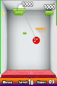 Juego de baloncesto Swing rope Screen Shot 3