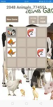 2048 Animals Screen Shot 6