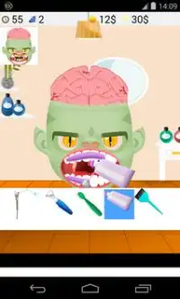 permainan dokter gigi monster Screen Shot 2