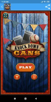 Knock Down Cans Screen Shot 0