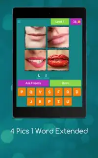 4 Pics 1 Word Extended Screen Shot 14