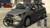 Car Parking Hyundai Accent Simulator Screen Shot 0