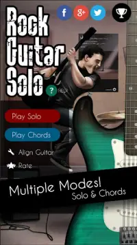Rock Guitar Solo (Real Guitar) Screen Shot 0