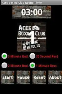 Aces Boxing Club Round Timer Screen Shot 0
