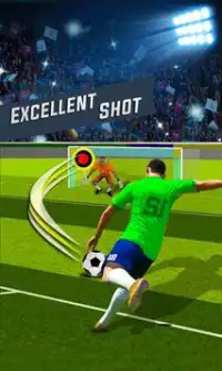 Flick Kick Top league 2018 soccer games Screen Shot 2