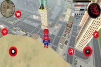 Stickman Rope Hero Spider Gangaster Crime Screen Shot 3