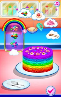 Ice Queen Cooking Rainbow Cake Screen Shot 7