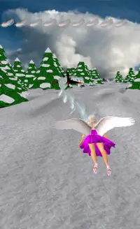Flying Girl Runner 2 Screen Shot 2