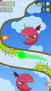 Follow the Line Monster Run: Finger Race 2D Deluxe Screen Shot 1