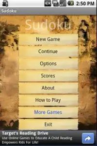 Sudoku - brain training Screen Shot 0
