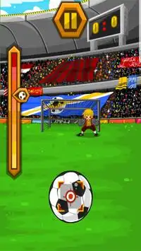 最高のサッカーゲーム - 楽しい男の子のゲーム Screen Shot 2
