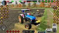 Tractor Farming Games 2024 sim Screen Shot 1