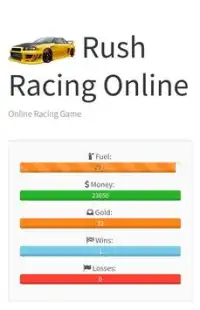 Rush Racing Online Screen Shot 2