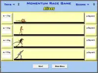 Physics - Momentum Race Game Screen Shot 1