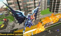 Pertempuran super angel terbang - waktu kejahatan Screen Shot 6