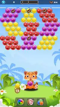 Cats Bubble Pop : Cat bubble shooter rescue game Screen Shot 1
